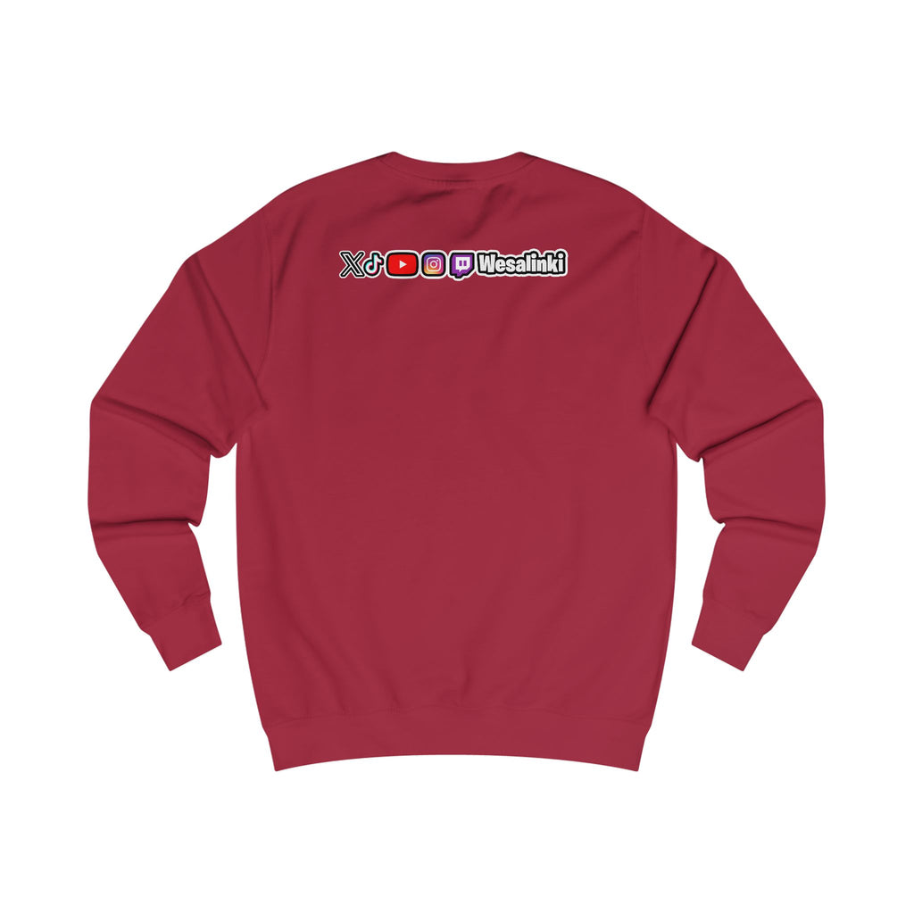 Sneaky Man Sweatshirt — Funny Nighttime Thief Cartoon Crewneck