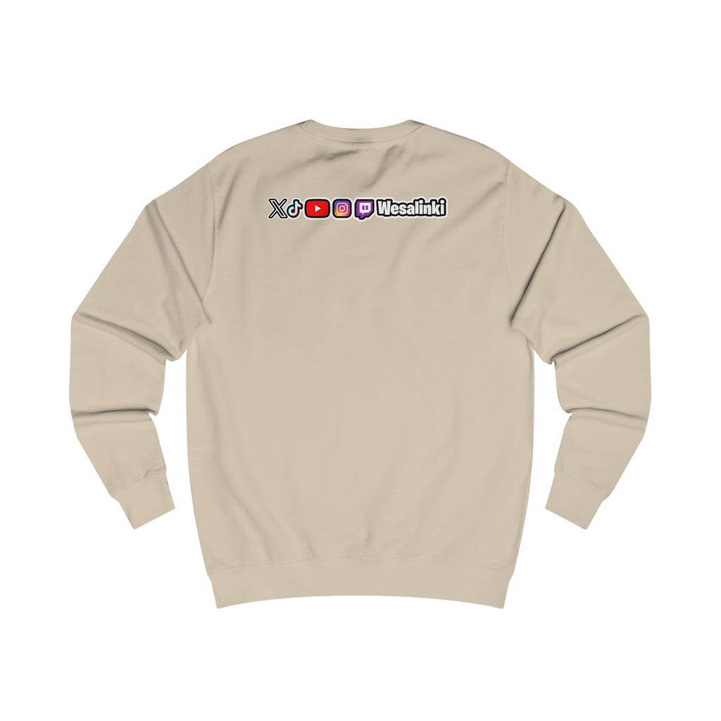 Sneaky Man Sweatshirt — Funny Nighttime Thief Cartoon Crewneck