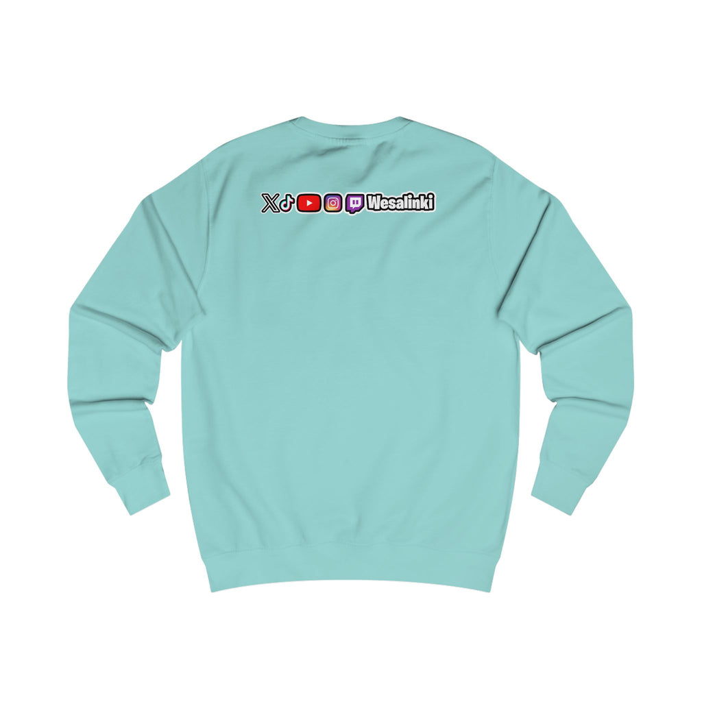 Sneaky Man Sweatshirt — Funny Nighttime Thief Cartoon Crewneck