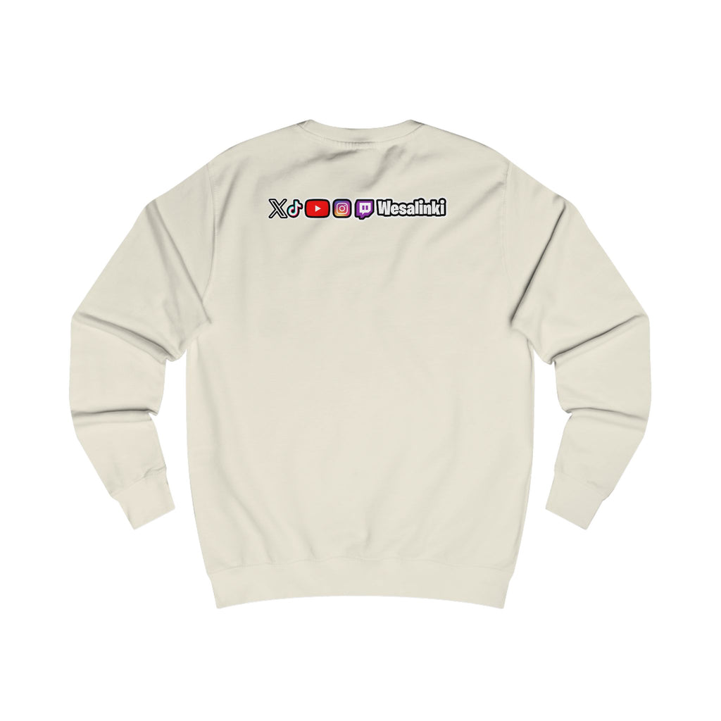 Sneaky Man Sweatshirt — Funny Nighttime Thief Cartoon Crewneck