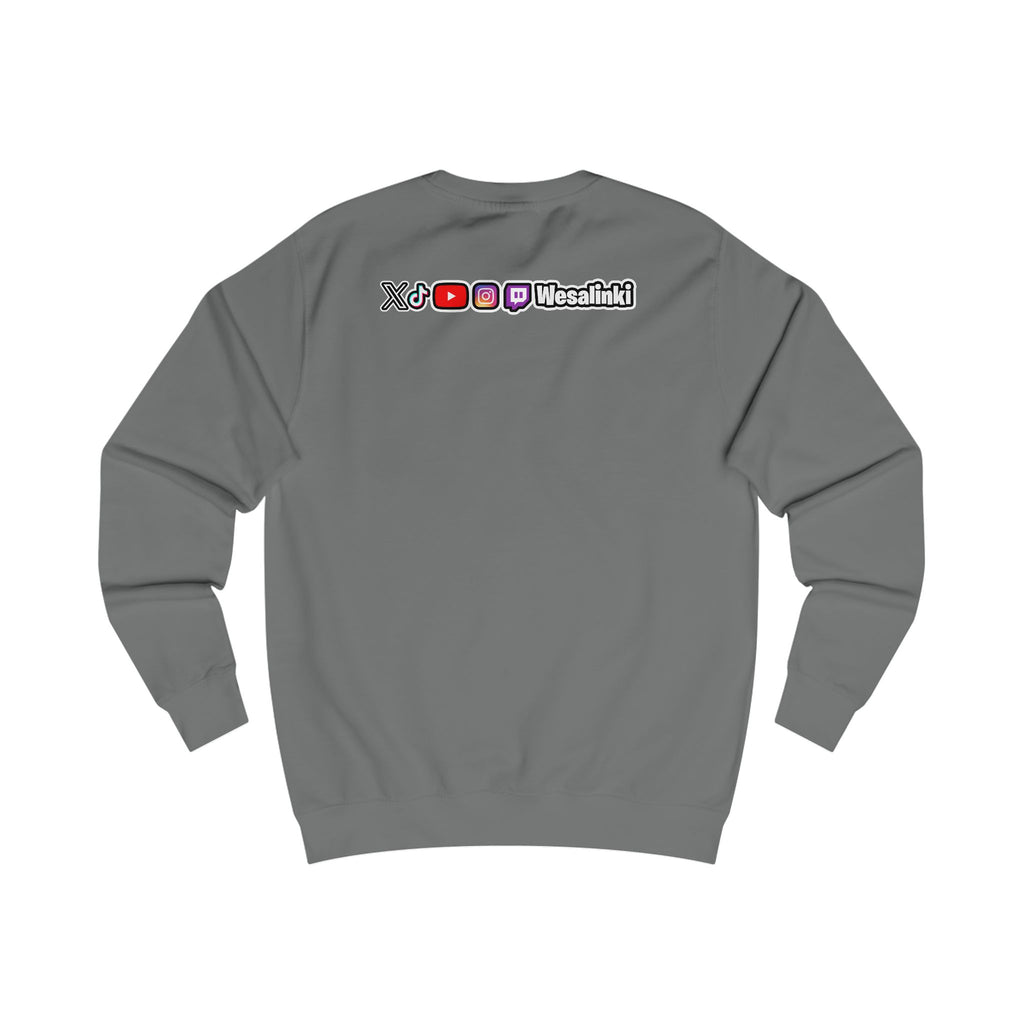 Sneaky Man Sweatshirt — Funny Nighttime Thief Cartoon Crewneck