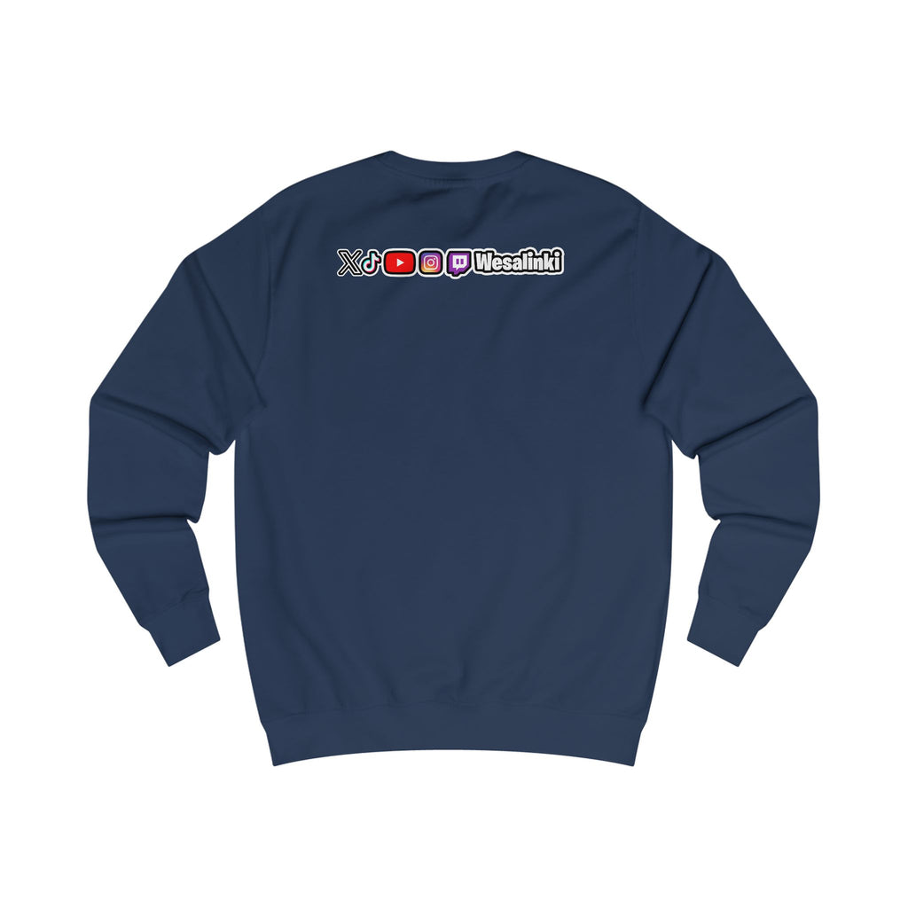 Sneaky Man Sweatshirt — Funny Nighttime Thief Cartoon Crewneck
