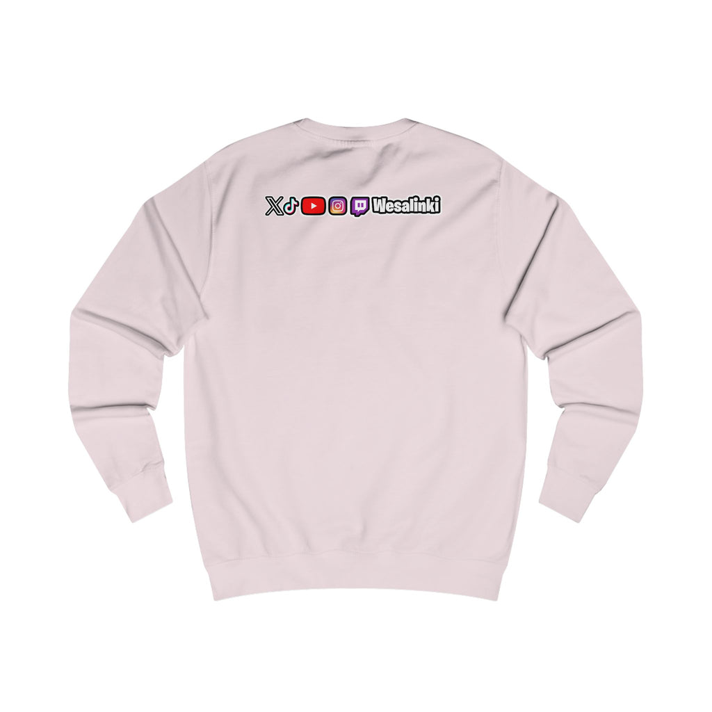 Sneaky Man Sweatshirt — Funny Nighttime Thief Cartoon Crewneck