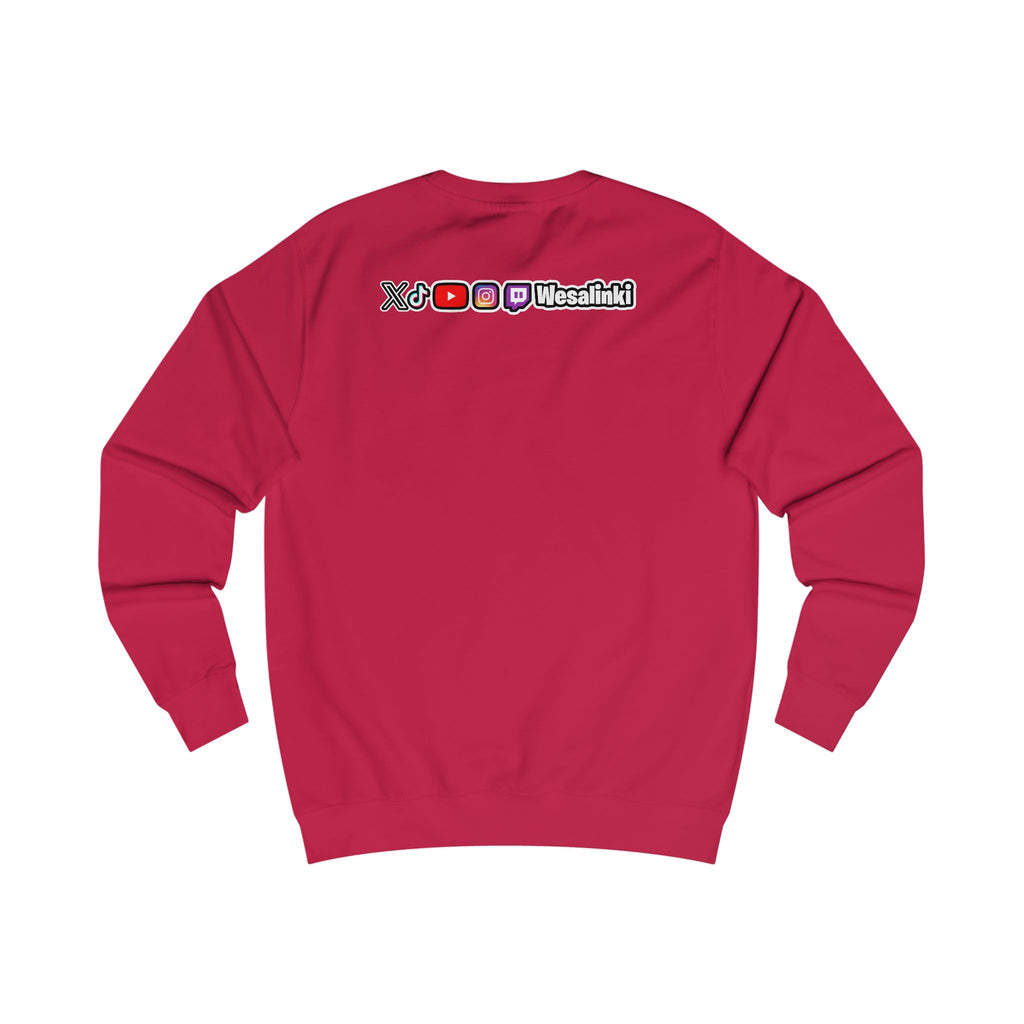 Sneaky Man Sweatshirt — Funny Nighttime Thief Cartoon Crewneck