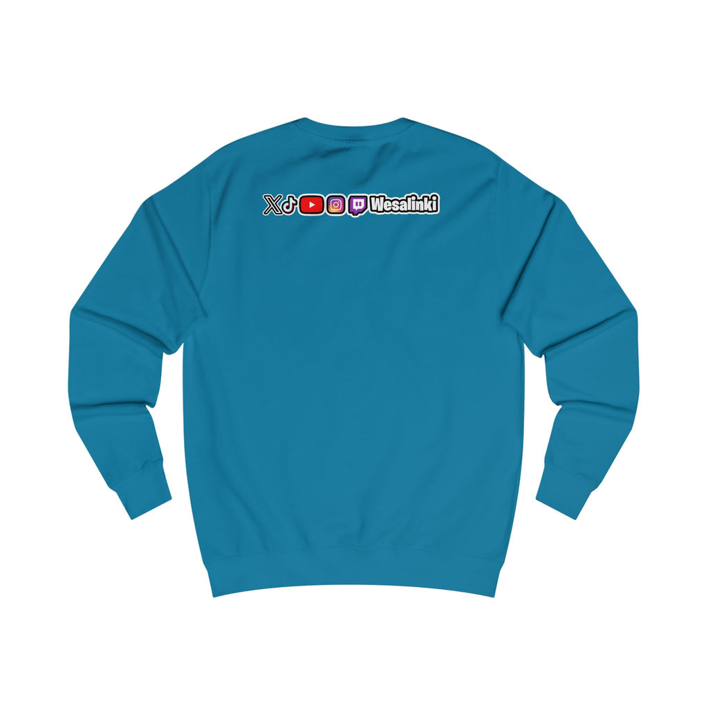 Sneaky Man Sweatshirt — Funny Nighttime Thief Cartoon Crewneck