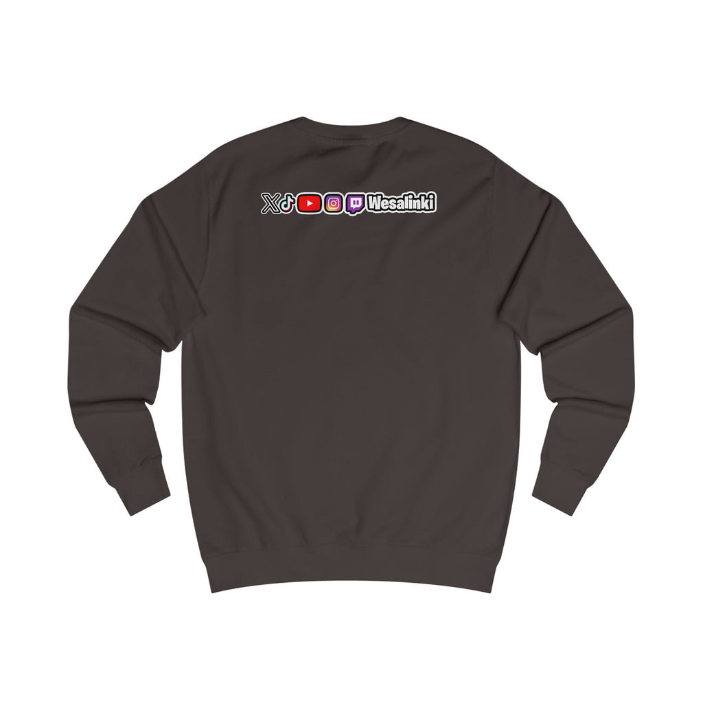 Sneaky Man Sweatshirt — Funny Nighttime Thief Cartoon Crewneck