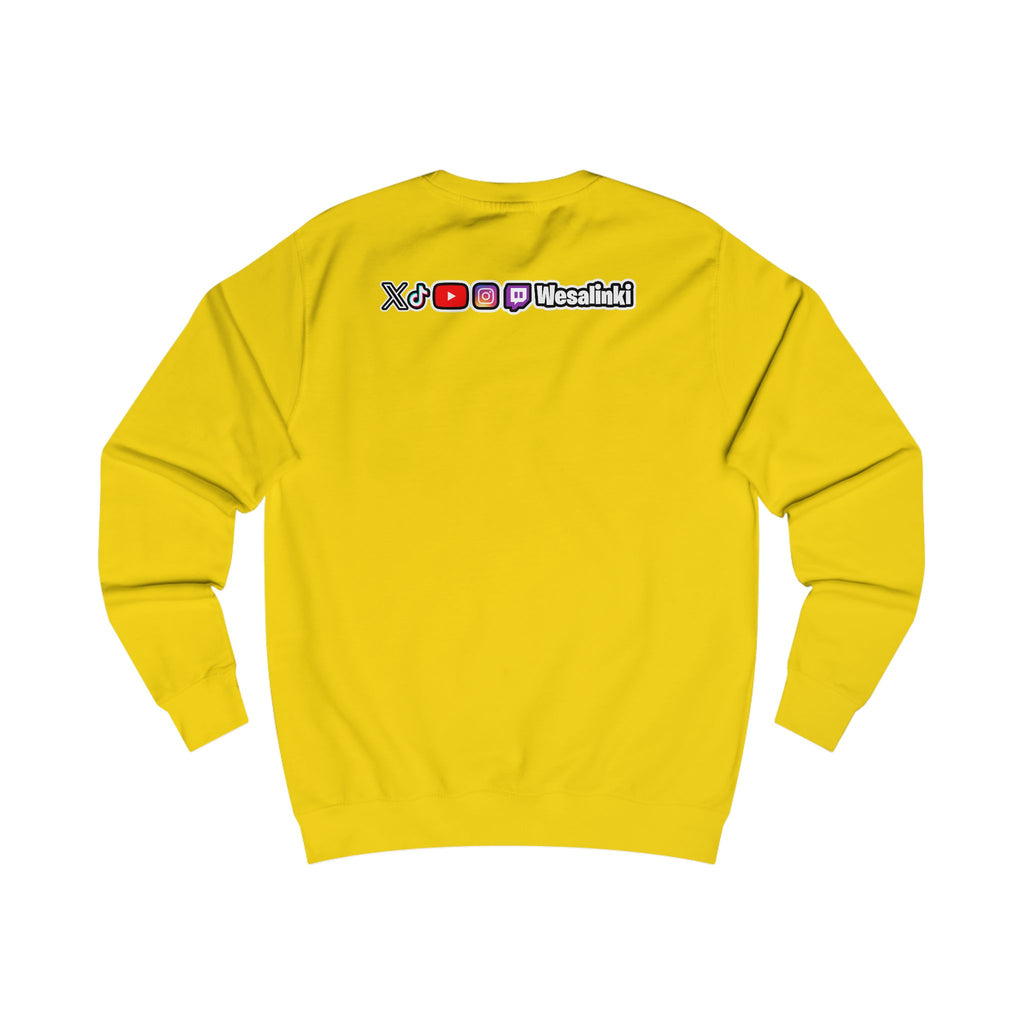Sneaky Man Sweatshirt — Funny Nighttime Thief Cartoon Crewneck