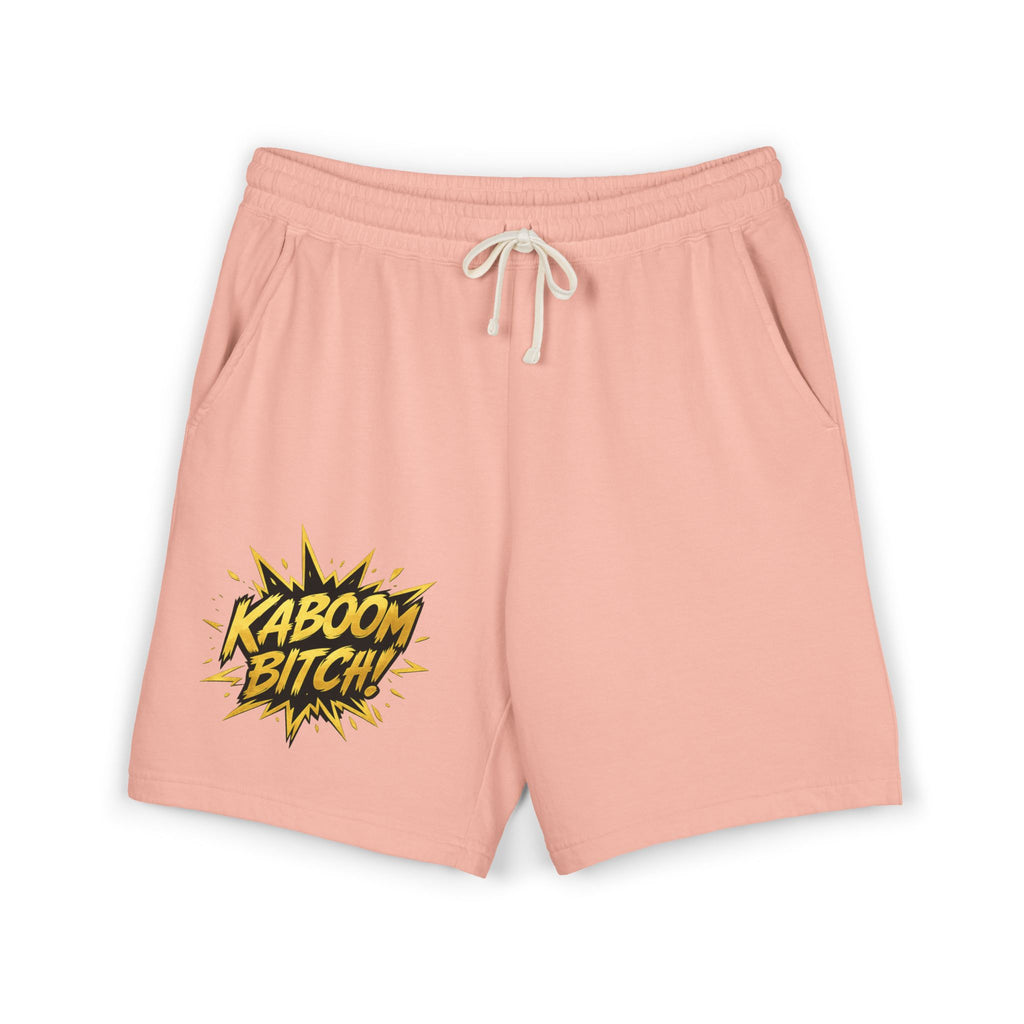 Kaboom Bitch! Sweat Shorts — Casual Fleece Lounge Shorts