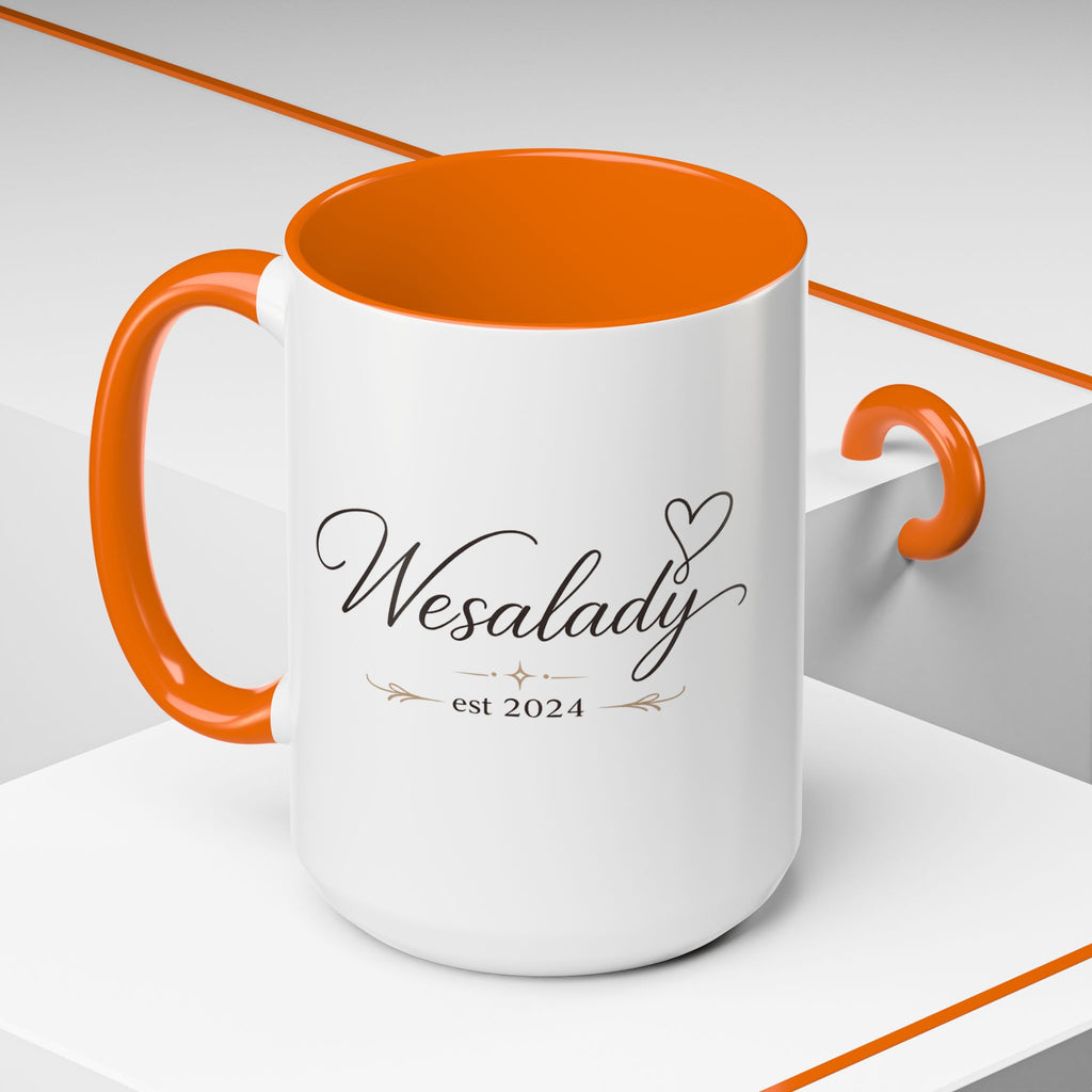 Wesalady Est. 2024 Accent Coffee Mug