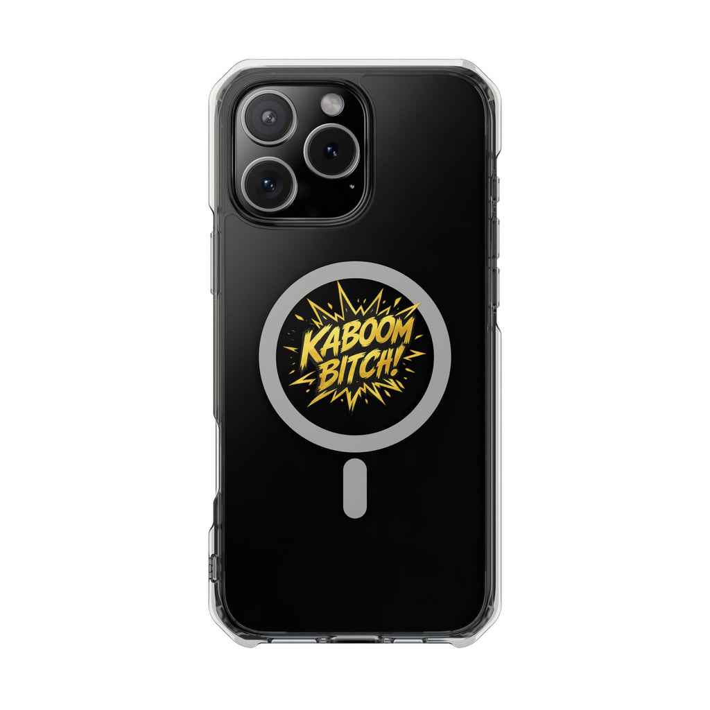 Kaboom Bitch iPhone Case