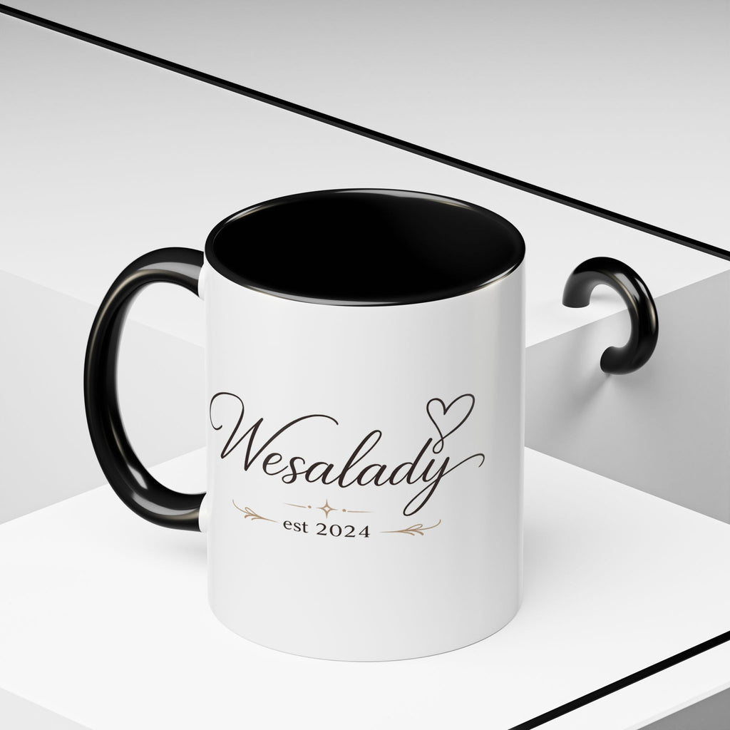 Wesalady Est. 2024 Accent Coffee Mug