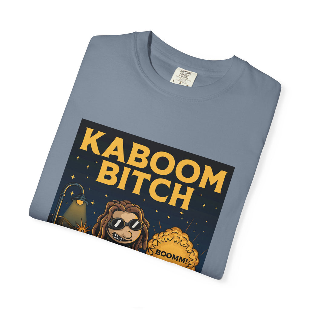 Kaboom Bitch T-Shirt — Vintage Cartoon Explosion Graphic Tee