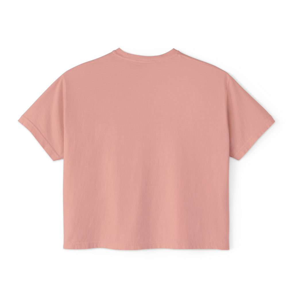WesaLady Kaboom Bitch Graphic Tee — Women's Boxy Crop Top