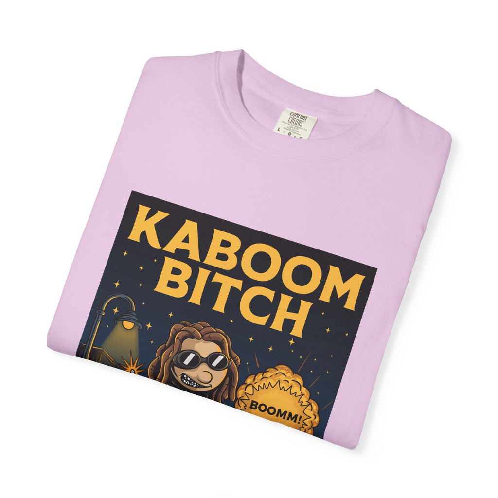 Kaboom Bitch T-Shirt — Vintage Cartoon Explosion Graphic Tee