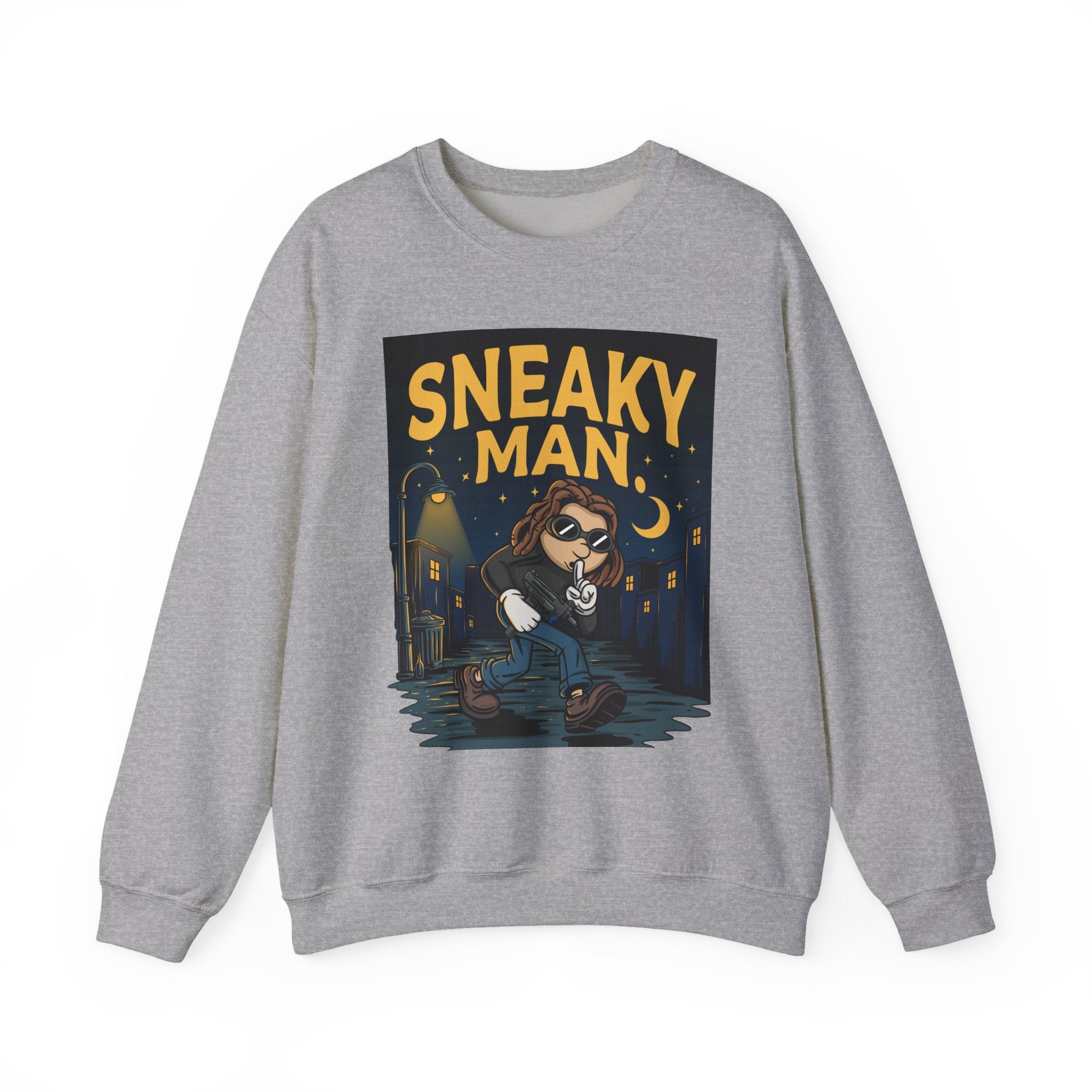 Sneaky Man Crewneck Sweatshirt